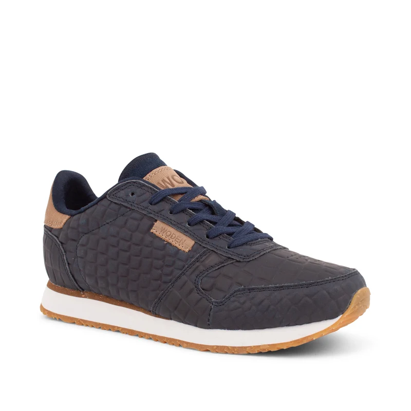 Ydun Stamped Leather - Navy