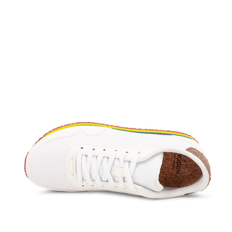 Katrina Teen Plateau - Bright White Rainbow