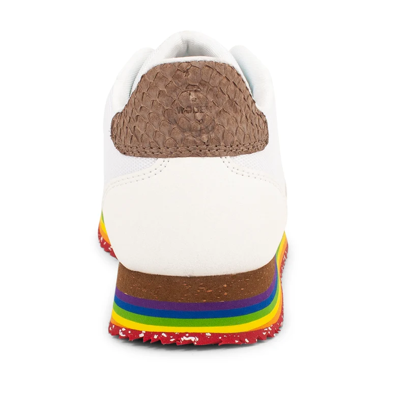Katrina Teen Plateau - Bright White Rainbow