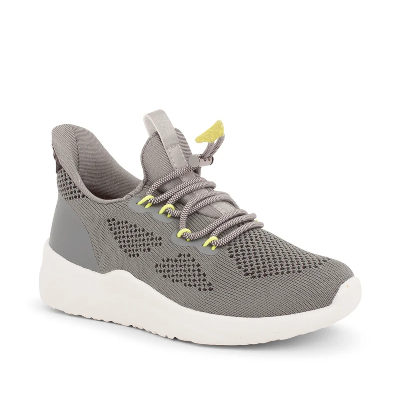 Vilde Knit Sneaks - Grey Skies