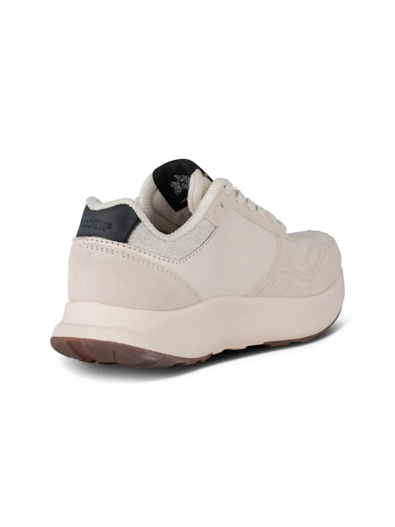 Mathilde Runner Leather - Blanc de Blanc