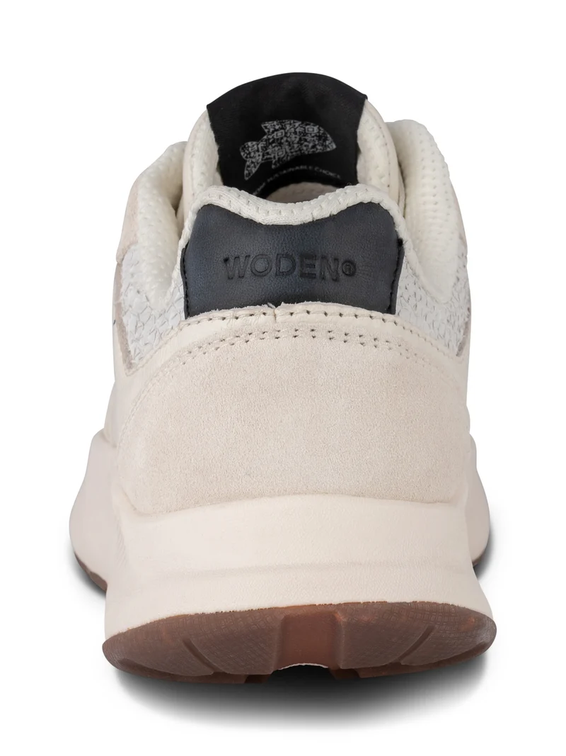 Mathilde Runner Leather - Blanc de Blanc