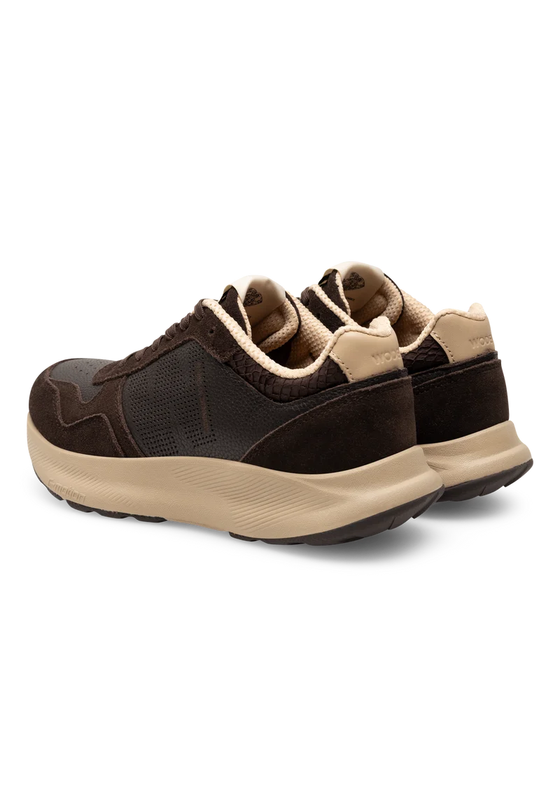 Mathilde Runner Leather - Chocolate