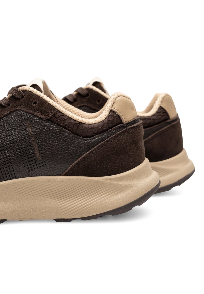 Mathilde Runner Leather - Chocolate