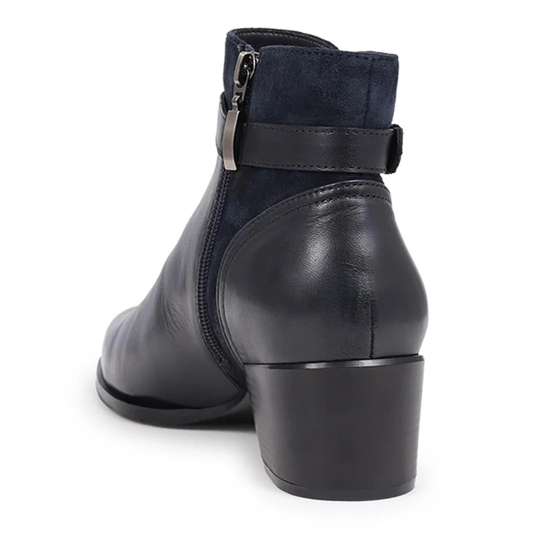Sarina Heeled Ankle Boots - SARINA / 324 527 - Navy