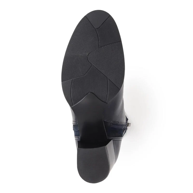 Sarina Heeled Ankle Boots - SARINA / 324 527 - Navy