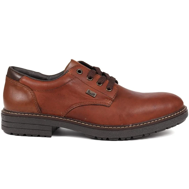 Leather Lace-Up Shoes - RKR38511 / 324 087 - Tan