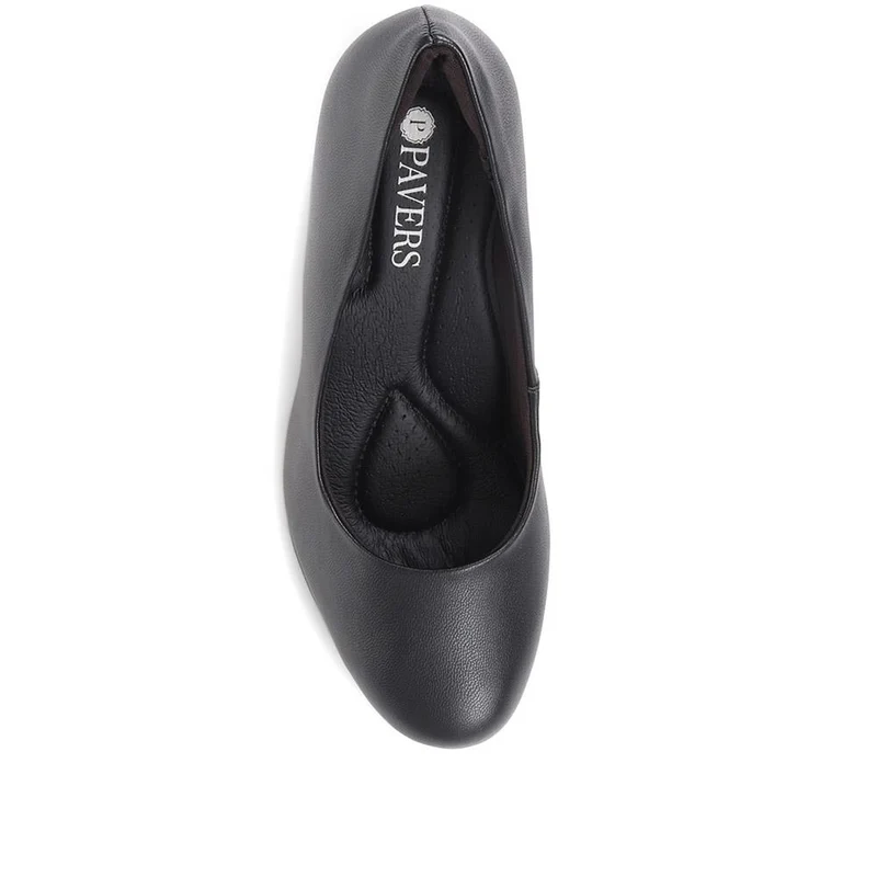 High Heel Court Shoes - PIC35001 / 322 186 - Black