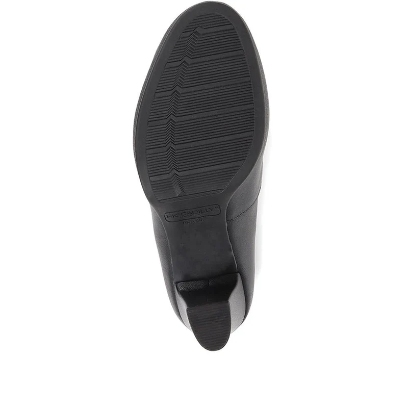 High Heel Court Shoes - PIC35001 / 322 186 - Black