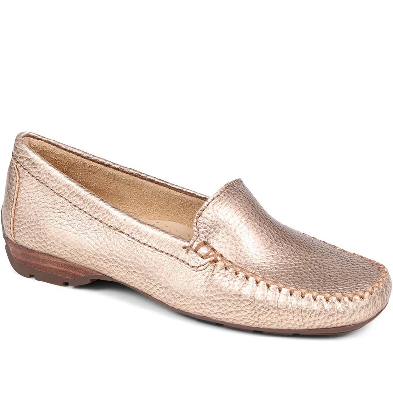 Casual Leather Moccasins - VAN37517 / 323 823