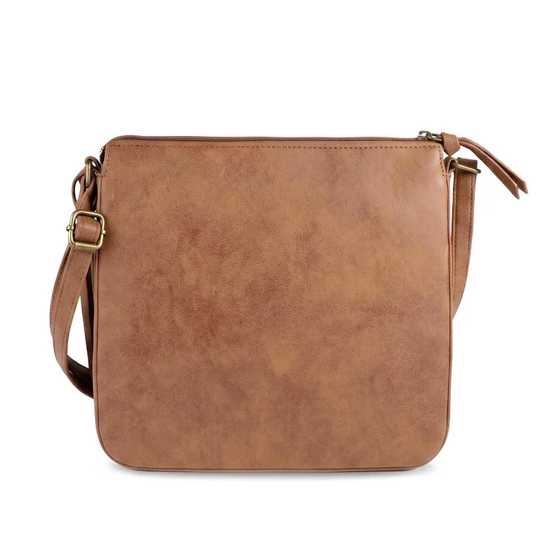 Adjustable Strap Daily Crossbody Bag - JEWN44000 / 330 169 - Cognac