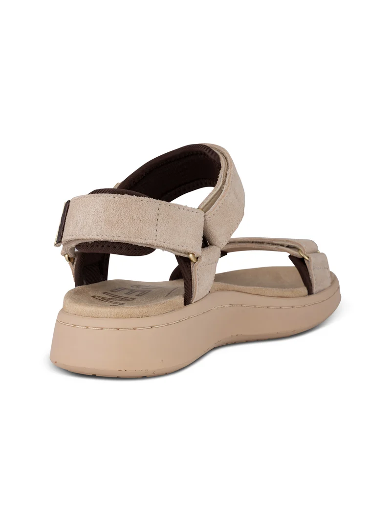 Line Suede - Coffee Cream