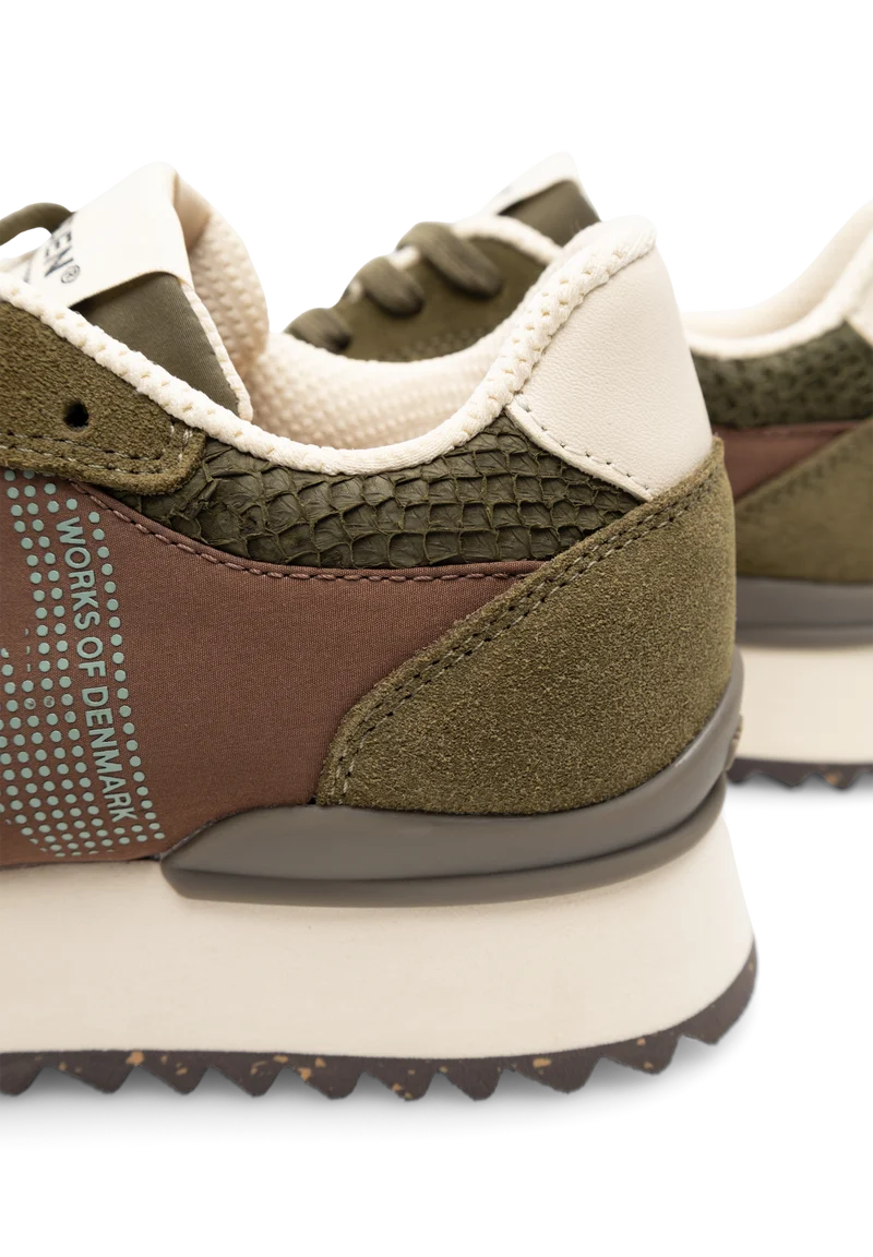 Ronja Plateau - Dark Olive Multi