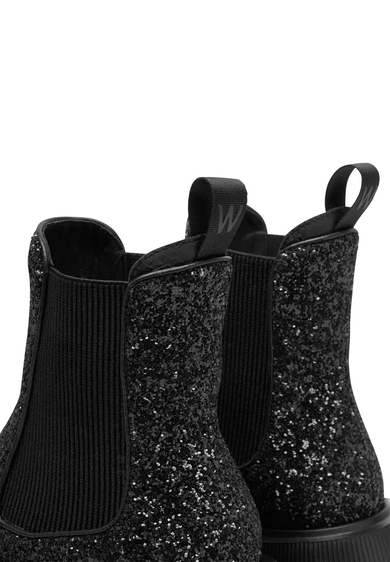 Aya Glitter - Black