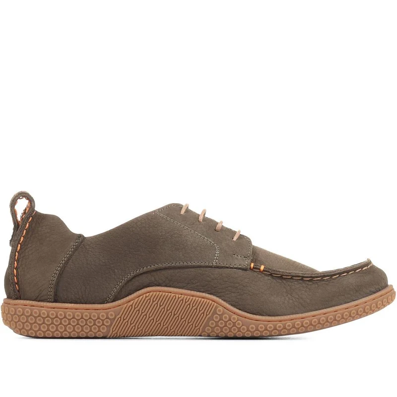 Casual Leather Lace-Up Shoes - META35010 / 322 980 - Green