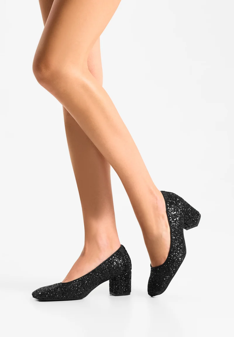 Marie Low Glitter - Black