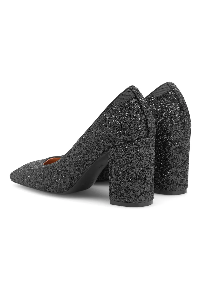 Marie Glitter - Black