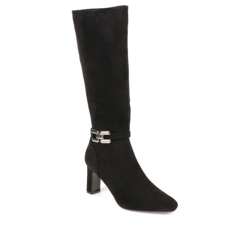 Cone-Heeled Long Boots - SENBO40001 / 326 158 - Black