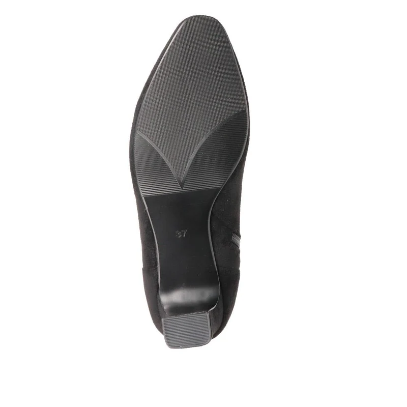 Cone-Heeled Long Boots - SENBO40001 / 326 158 - Black