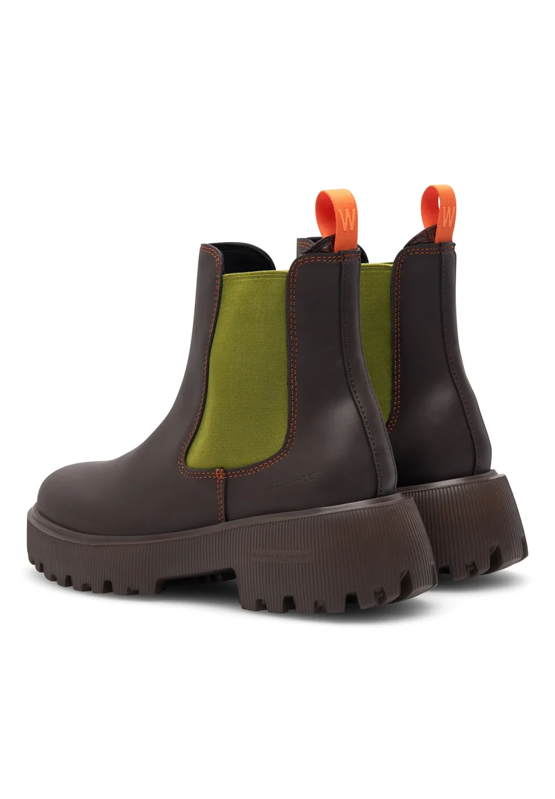 Aya Waterproof - Chocolate/Bambus Green