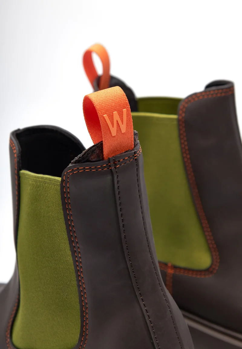 Aya Waterproof - Chocolate/Bambus Green