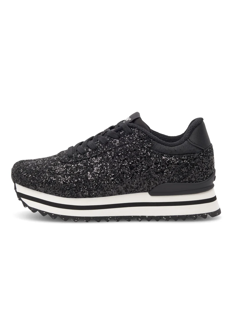 Ronja Plateau Glitter - Black