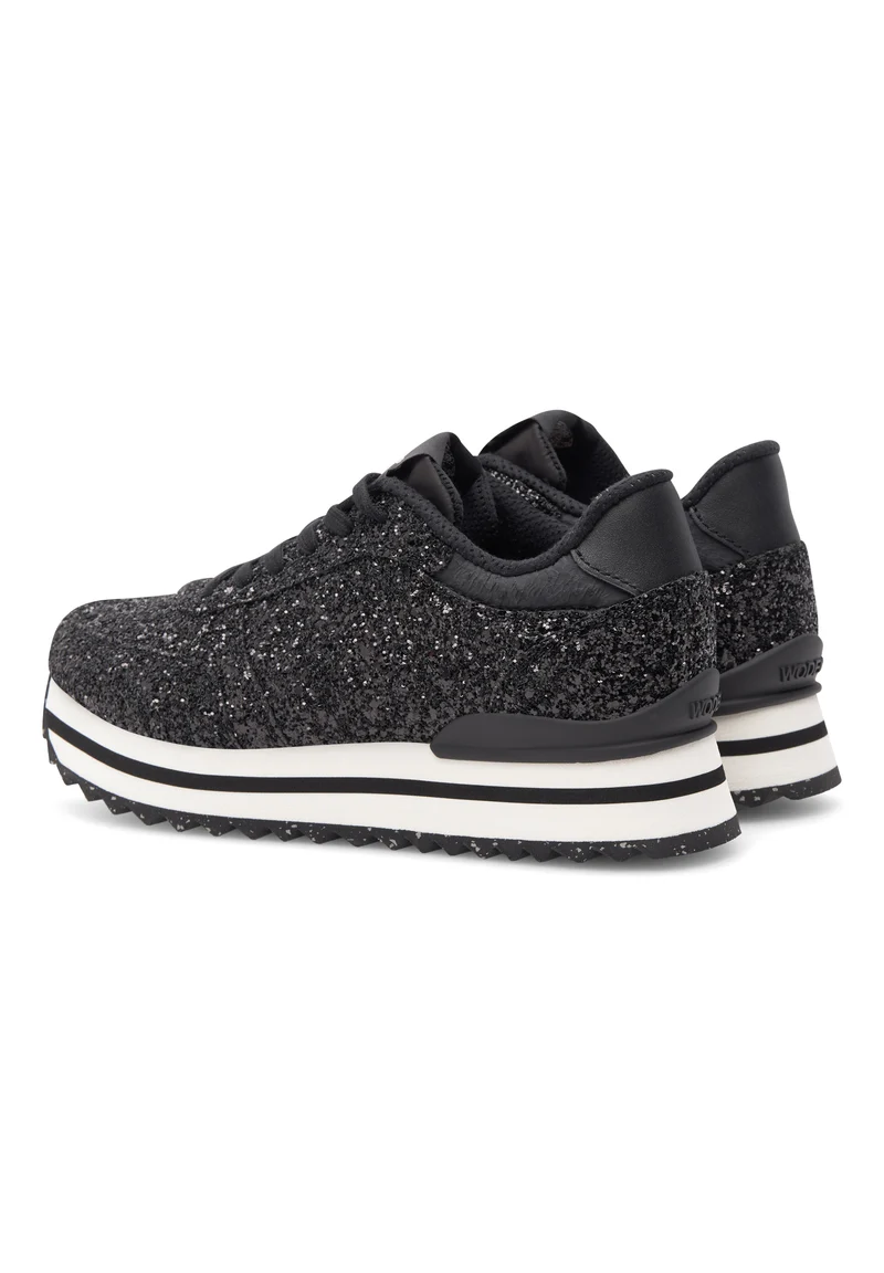 Ronja Plateau Glitter - Black