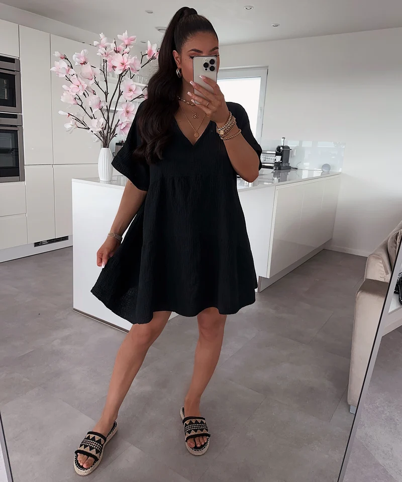 Pantoletten Dalia Schwarz