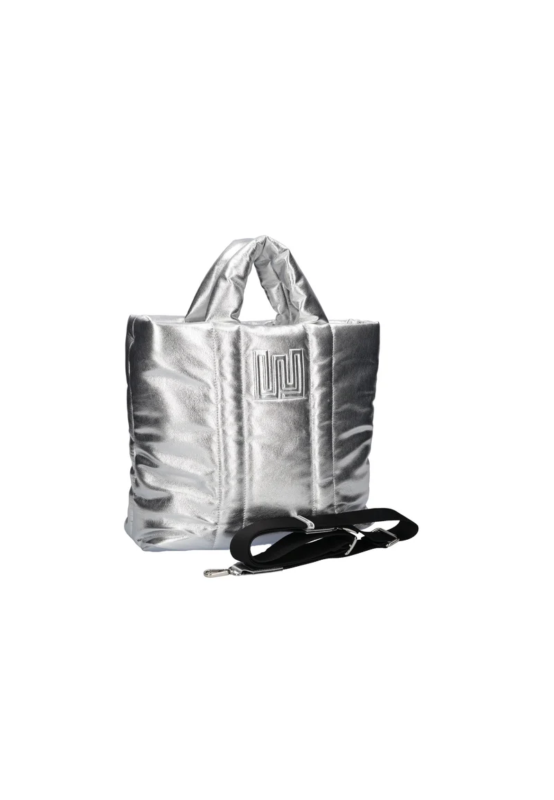 Soft Shopper Tasche silber