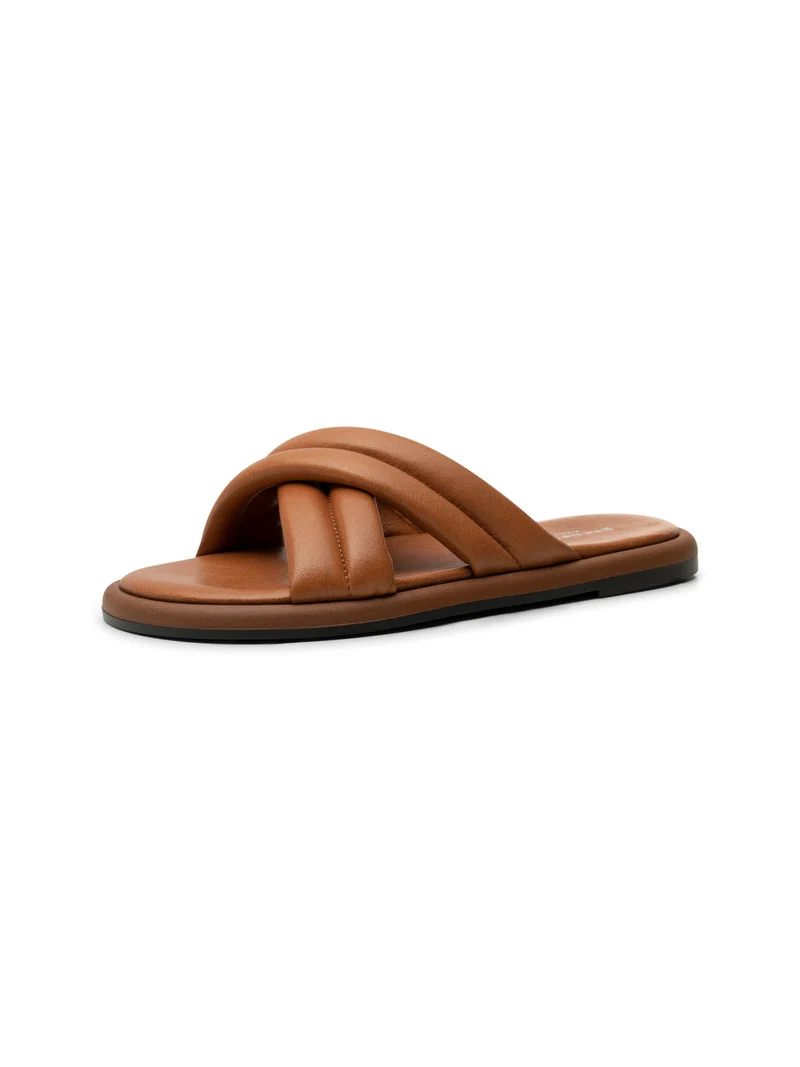 Lotta Cross Mule - Tan
