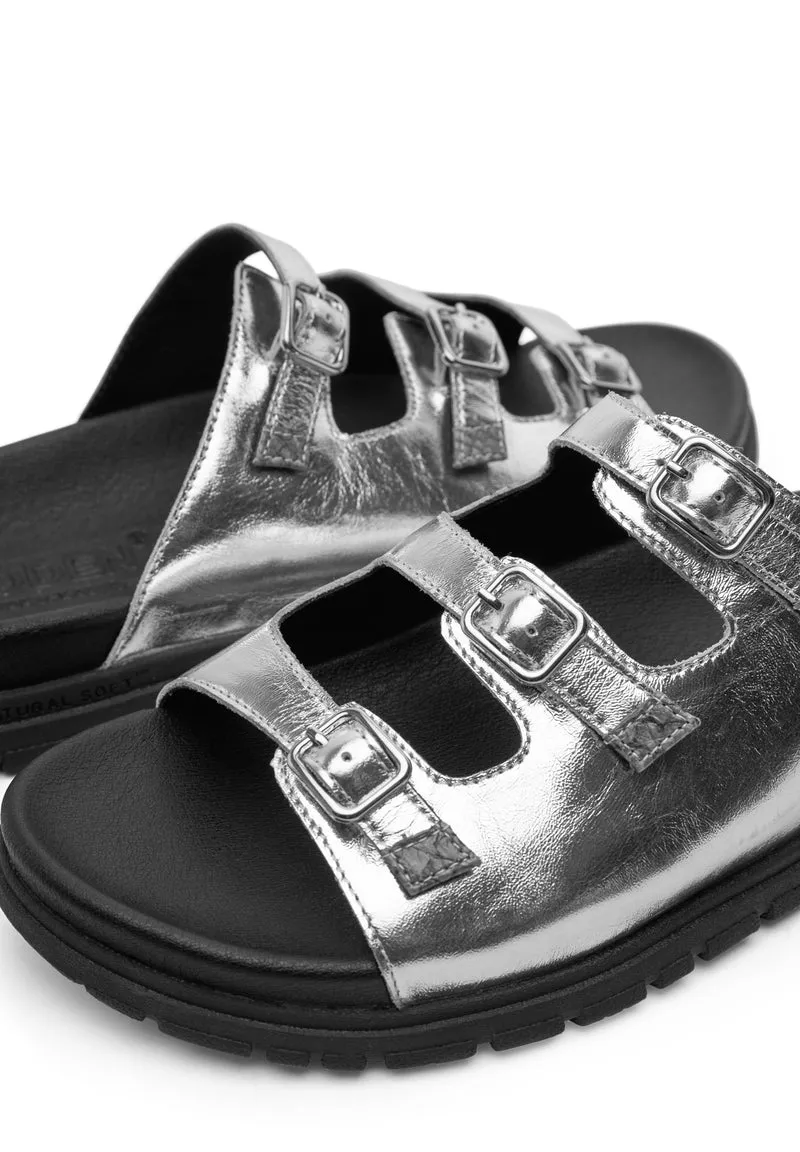Ellen Metallic - Black/Silver