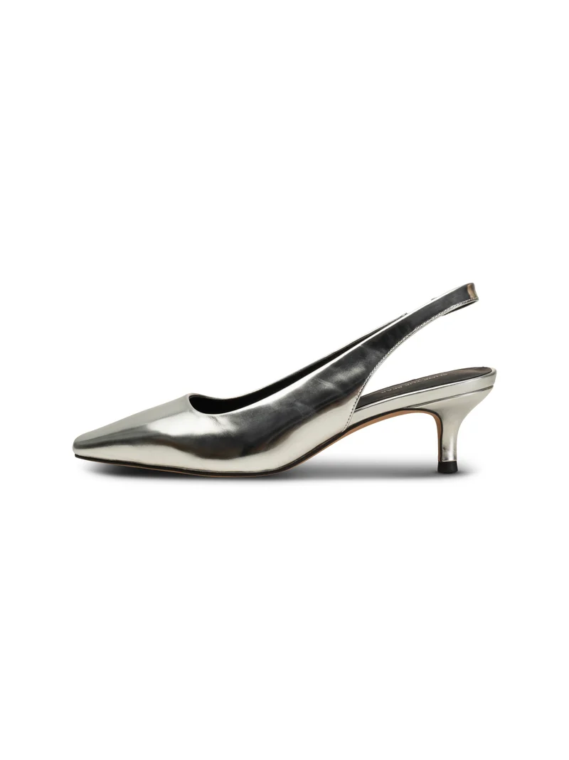 Maxine Slingback Metallic - Silver