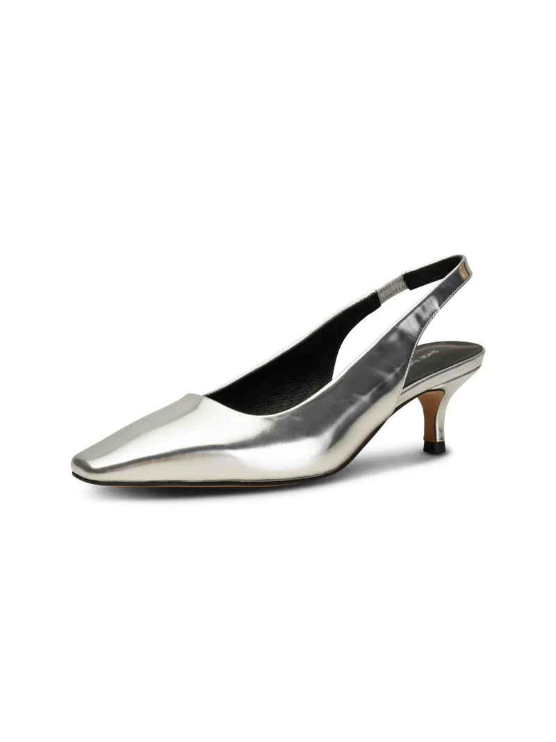 Maxine Slingback Metallic - Silver