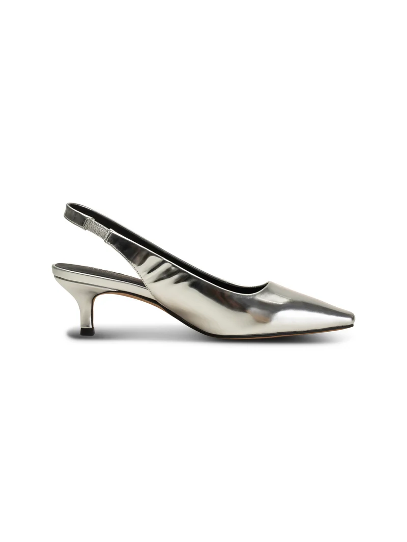 Maxine Slingback Metallic - Silver