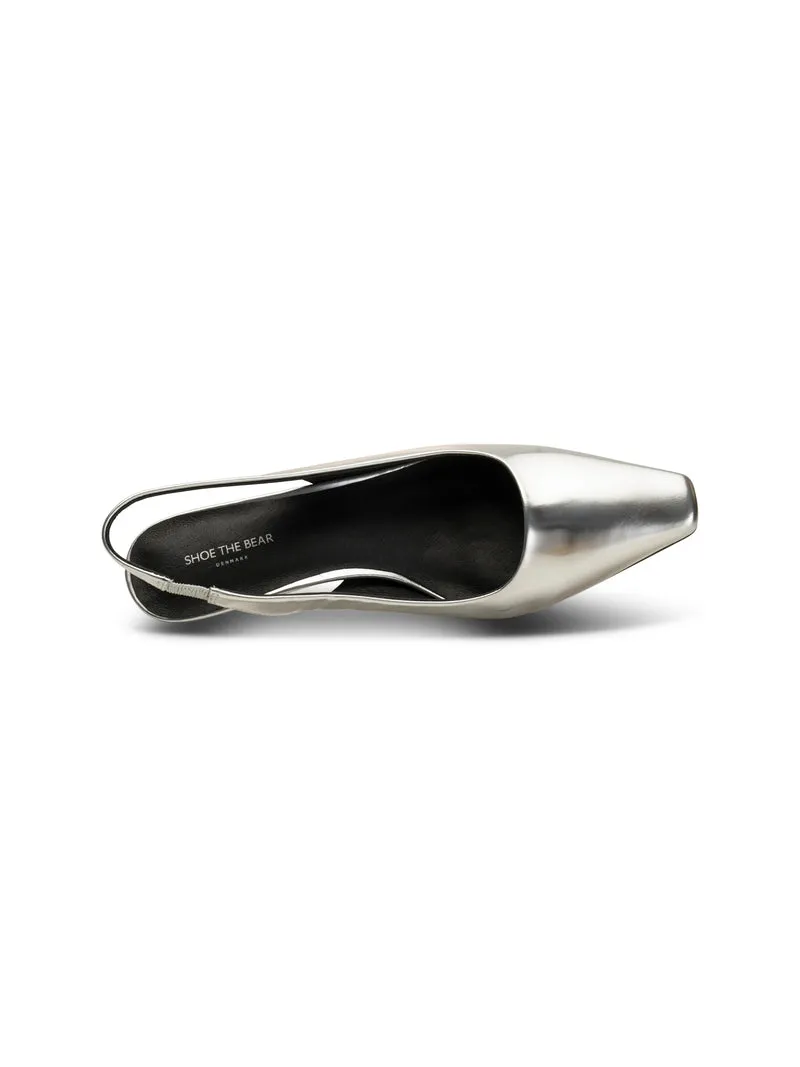 Maxine Slingback Metallic - Silver