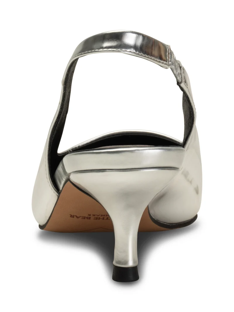 Maxine Slingback Metallic - Silver
