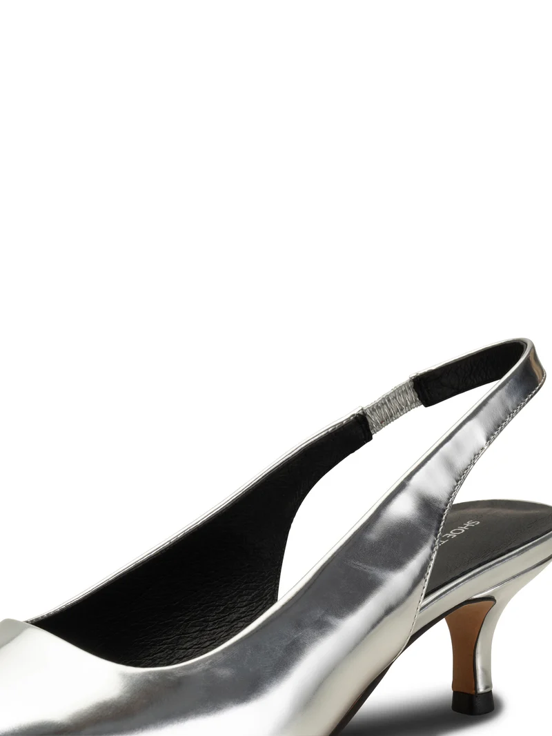 Maxine Slingback Metallic - Silver