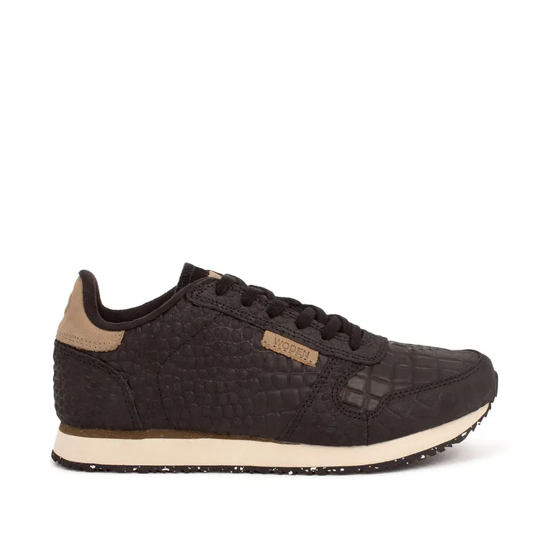 Ydun Stamped Leather - Black