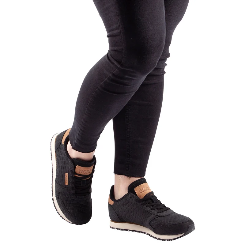 Ydun Stamped Leather - Black