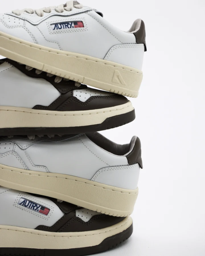 Low Sneaker 80´s WB68 | Bicolor White/ Chocolate