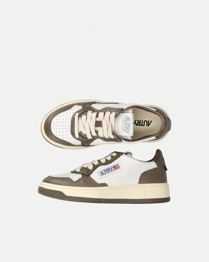 Low Sneaker 80´s WB68 | Bicolor White/ Chocolate