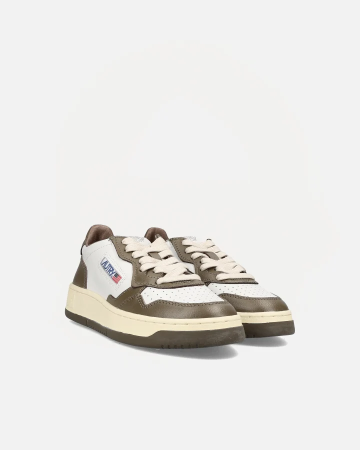 Low Sneaker 80´s WB68 | Bicolor White/ Chocolate