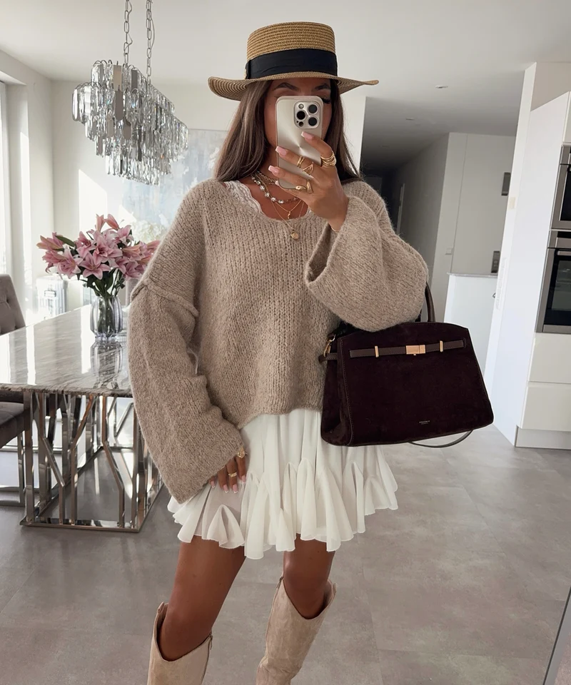 Pullover Rava Taupe