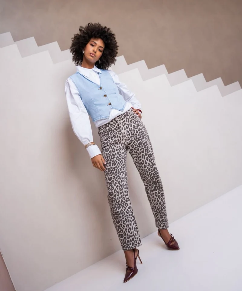 Stretch Mom Jeans Josy Leo