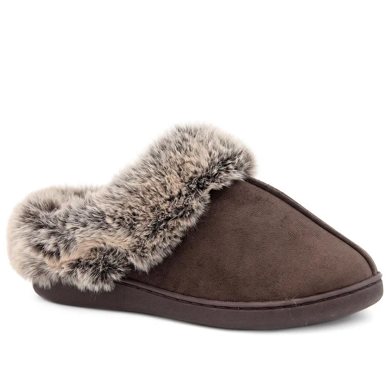 Wide Fit Soft Mule Slippers - GALOP42017 / 328 610