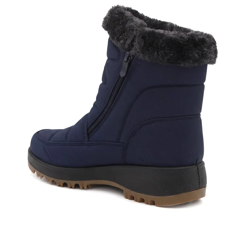 Warm Lined Twin Zip Weather Boots - ACADE42000 / 328 503 - Navy