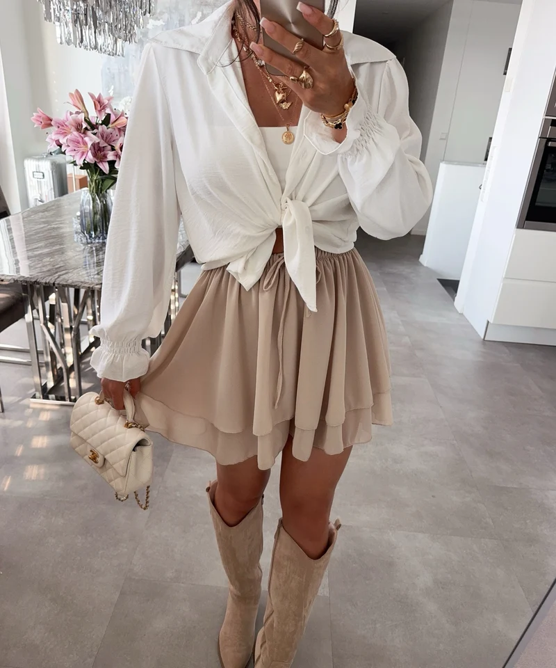 Hosenrock Parisa Uni Beige