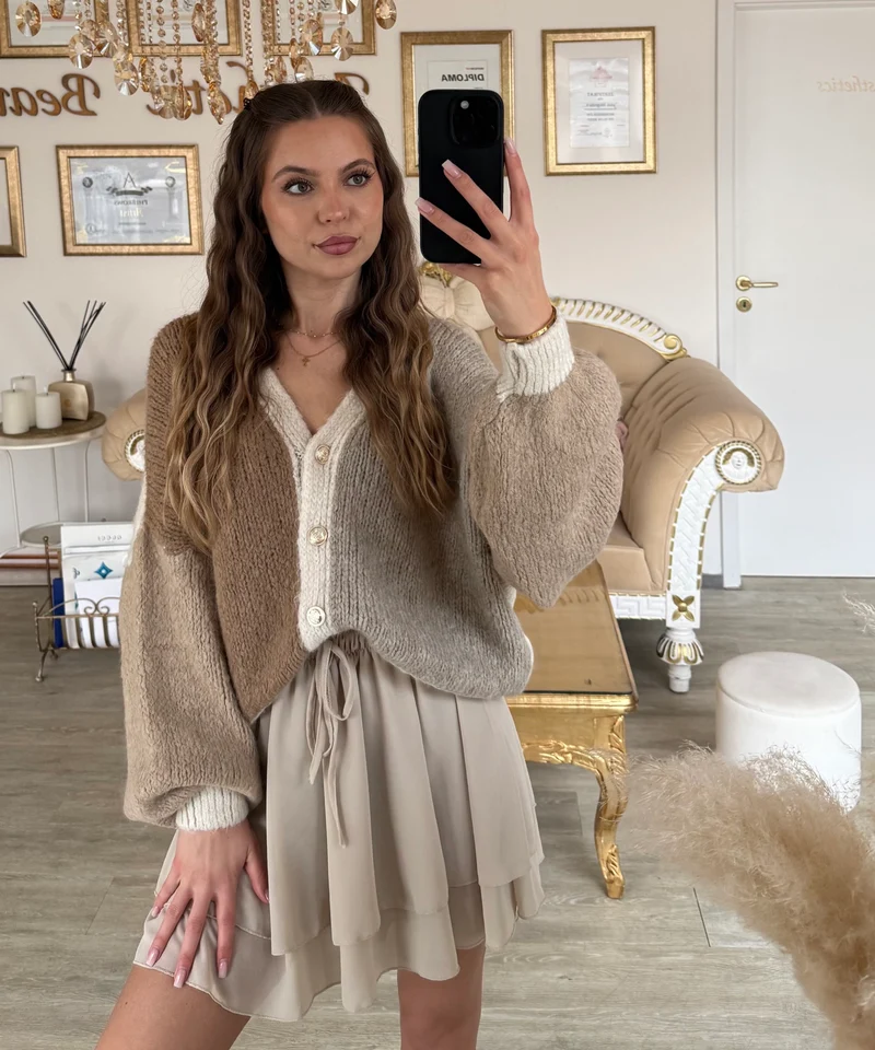 Strickjacke Jasmina Braun
