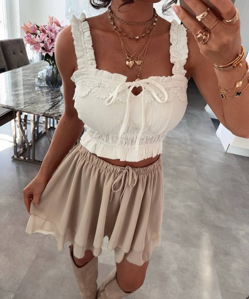 Hosenrock Parisa Uni Beige