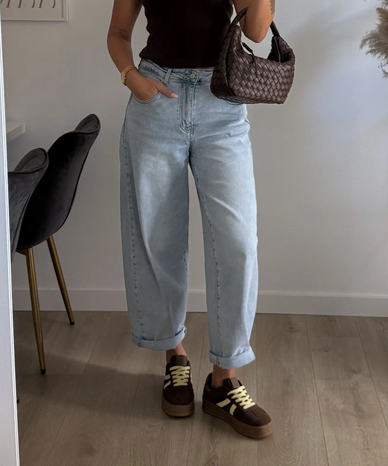 Sneaker Camille Braun Gelb